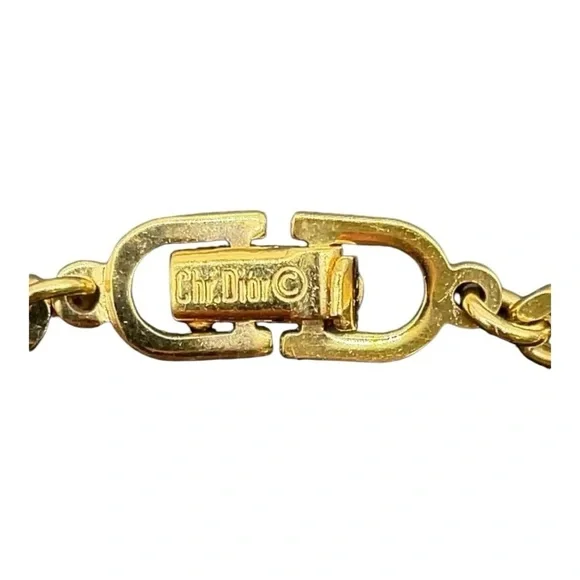 Christian Dior CD Gold Bracelet Small